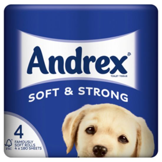 Picture of Toilet Roll Andrex Classic Clean 4pk x6